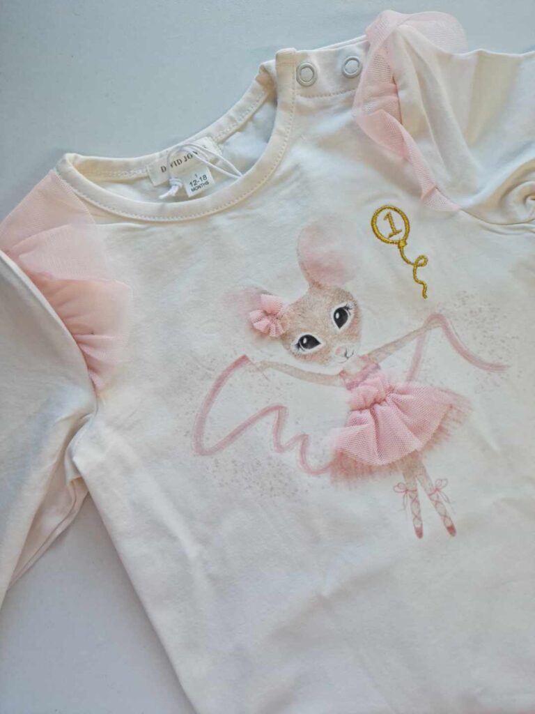 Embroidery on toddler onesie