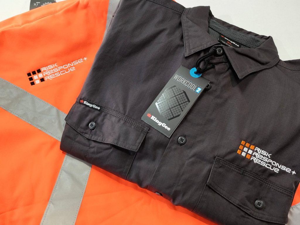 Risk Response Rescue embroidery workwear