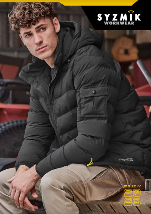 Front cover of Syzmik Workwear Catalogue