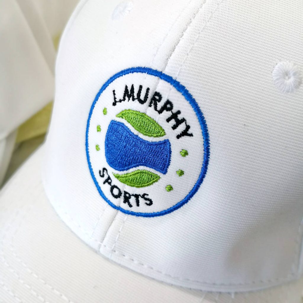 tennis cap embroidery
