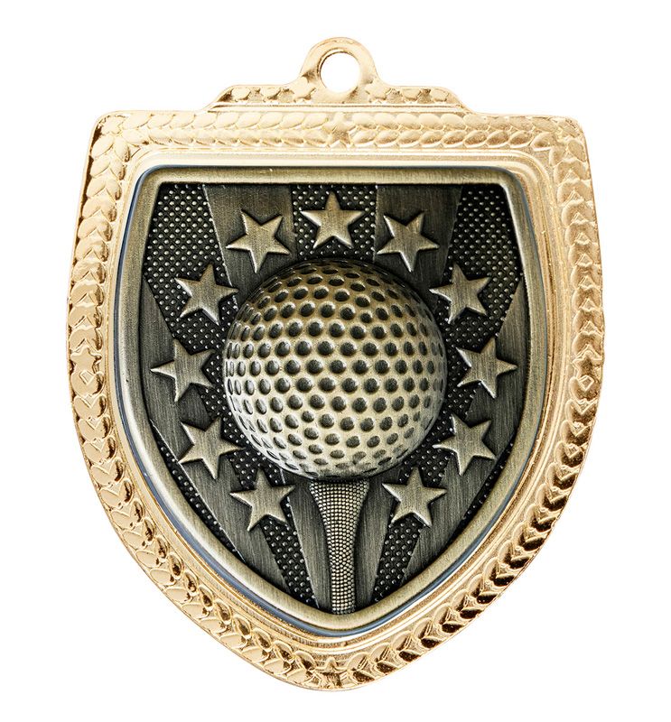 Shield Golf Gold Medal 80mm