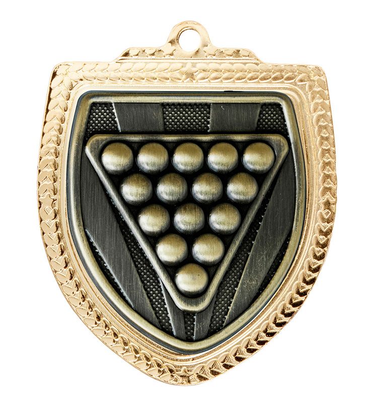 Shield Billiards Pool Gold Medal 80mm