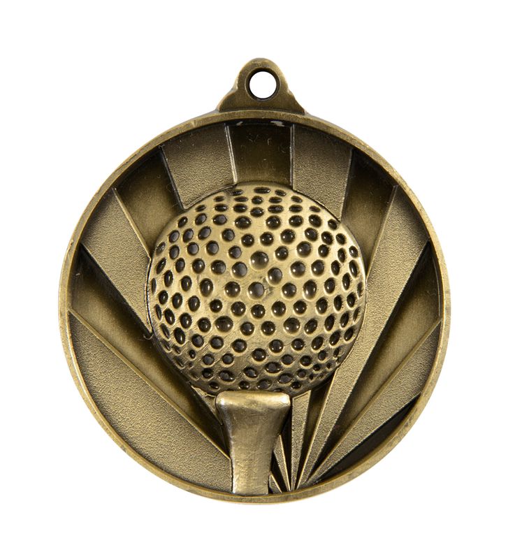 Golf Bronze Medal 50mm