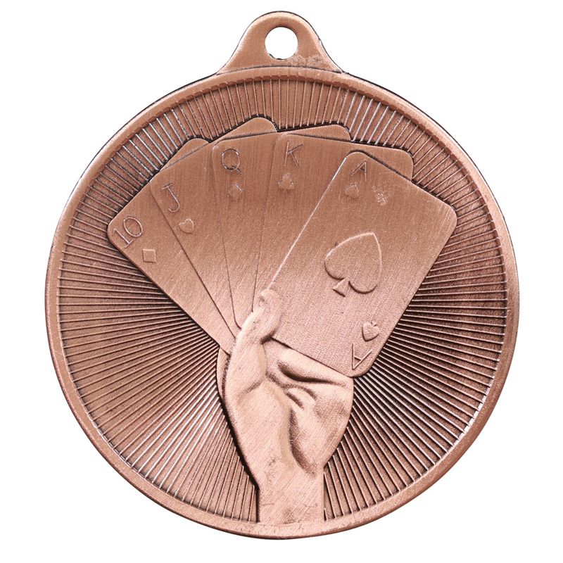 Poker Bronze Medal 50mm