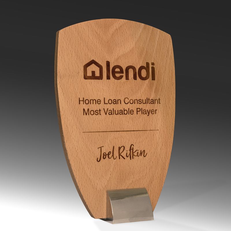 Timber Awards Glass Trophy 160mm
