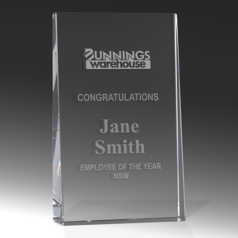 Wedge Crystal Award 120mm