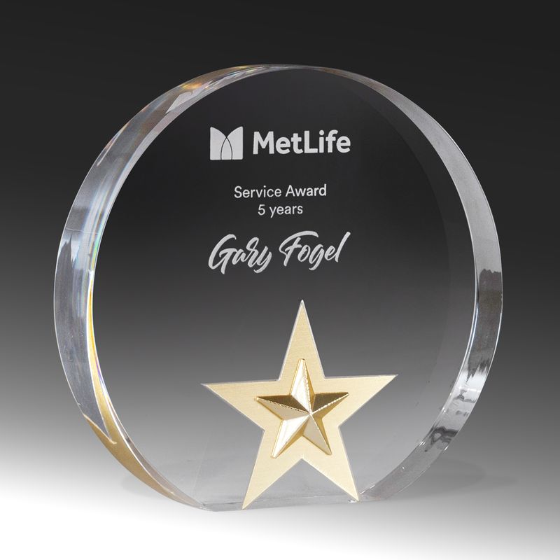 Acrylic Round Acrylic Award 112mm