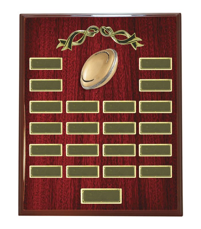Plaque Perpetual Rugby 375mm