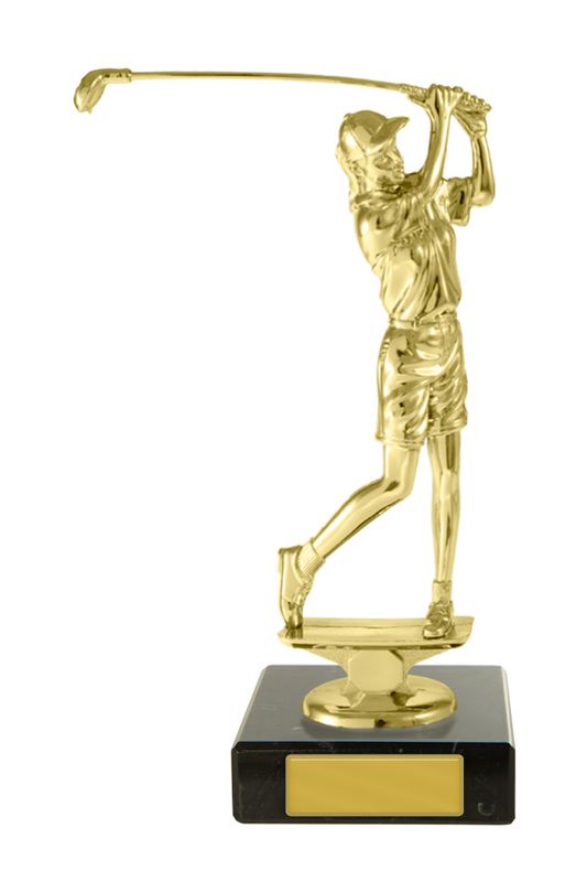 Golf Figure on Base Trophy 190mm