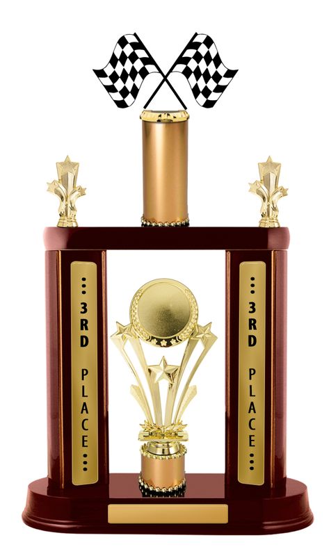 Flags Motorsports Perpetual Trophy 495mm
