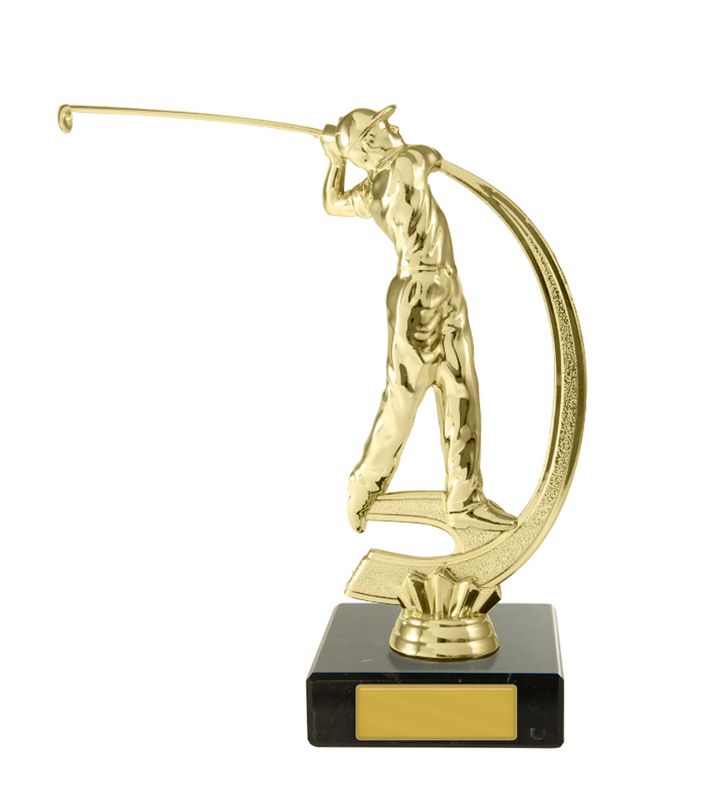 Golf Figure on Base Trophy 165mm